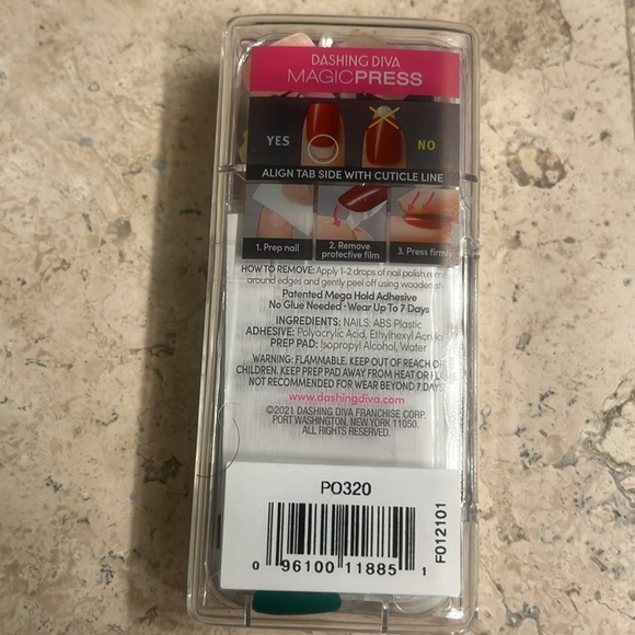 💕HP💕NIB! Dashing Diva Medium Magic Press press-on manicure - Picture 2 of 3